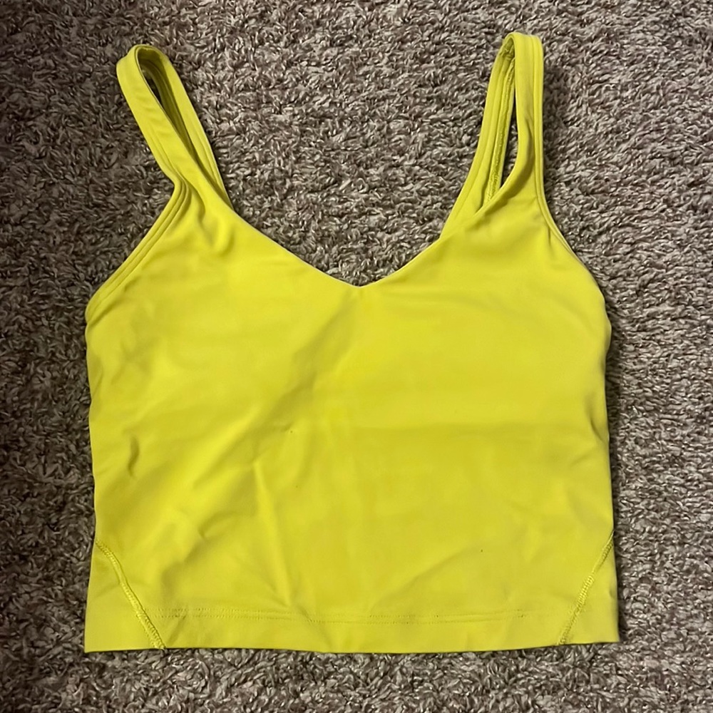 💛 yellowish green Lululemon align tank💛